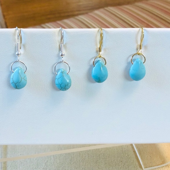 2 Pairs Turquoise - Picture 3 of 3